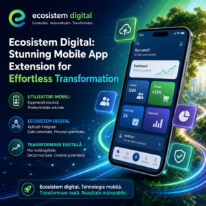 Illustration of Ecosistem Digital: Stunning Mobile App Extension for Effortless Transformation