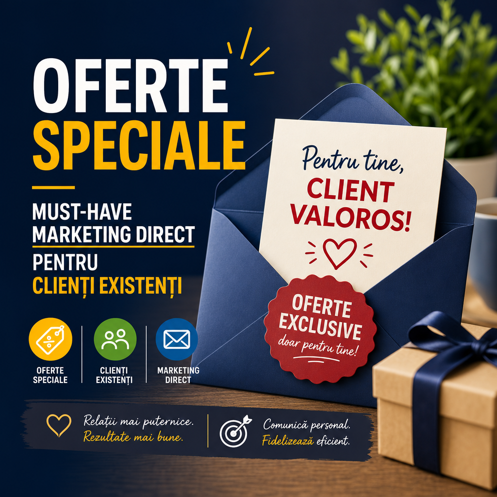 Illustration of Oferte Speciale: Must-Have Marketing Direct for Clienți Existenți