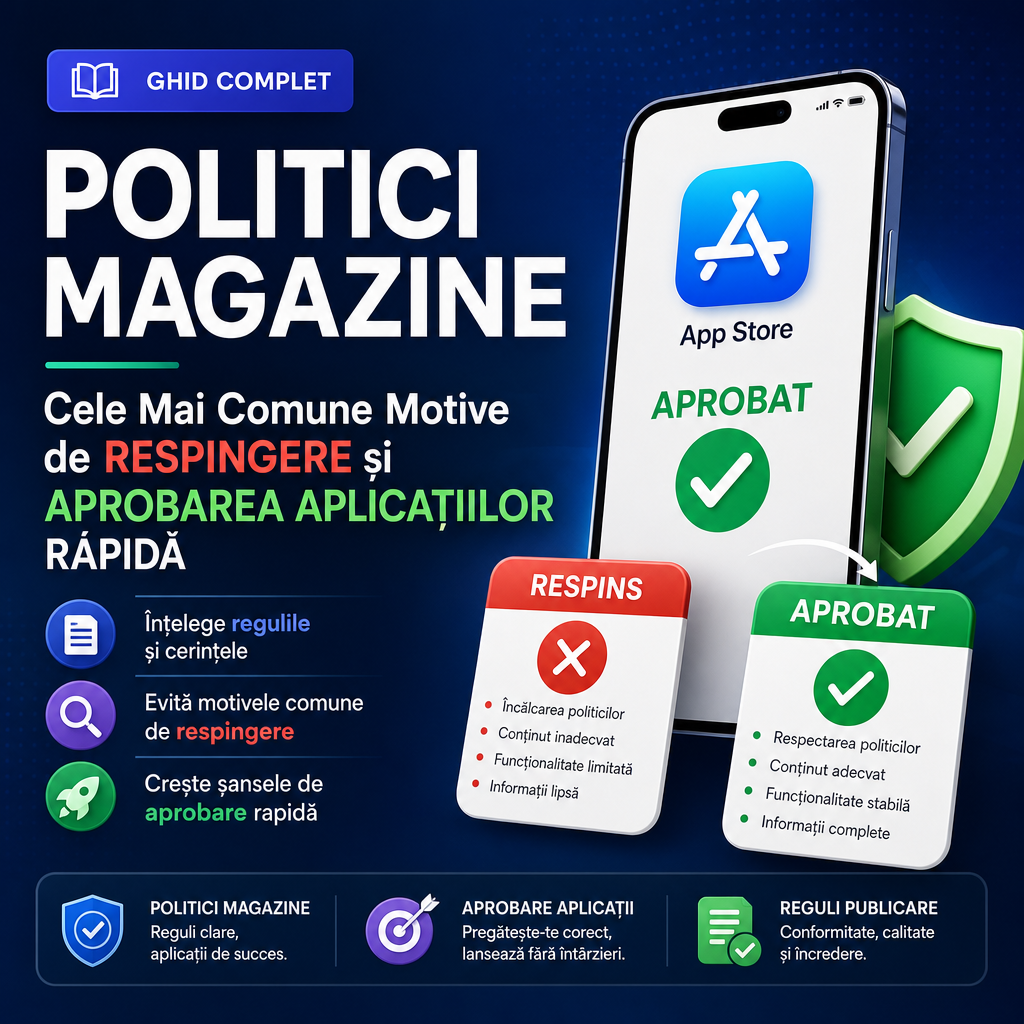 Illustration of Politici Magazine: Cele Mai Comune Motive de Respingere și Aprobarea Aplicațiilor Rápidă