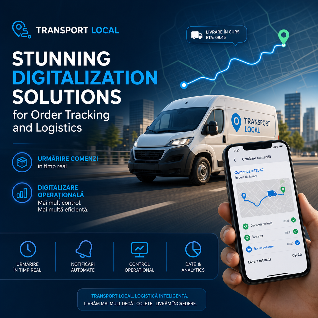 Illustration of Transport Local: Stunning Digitalization Solutions for Order Tracking and Logistics