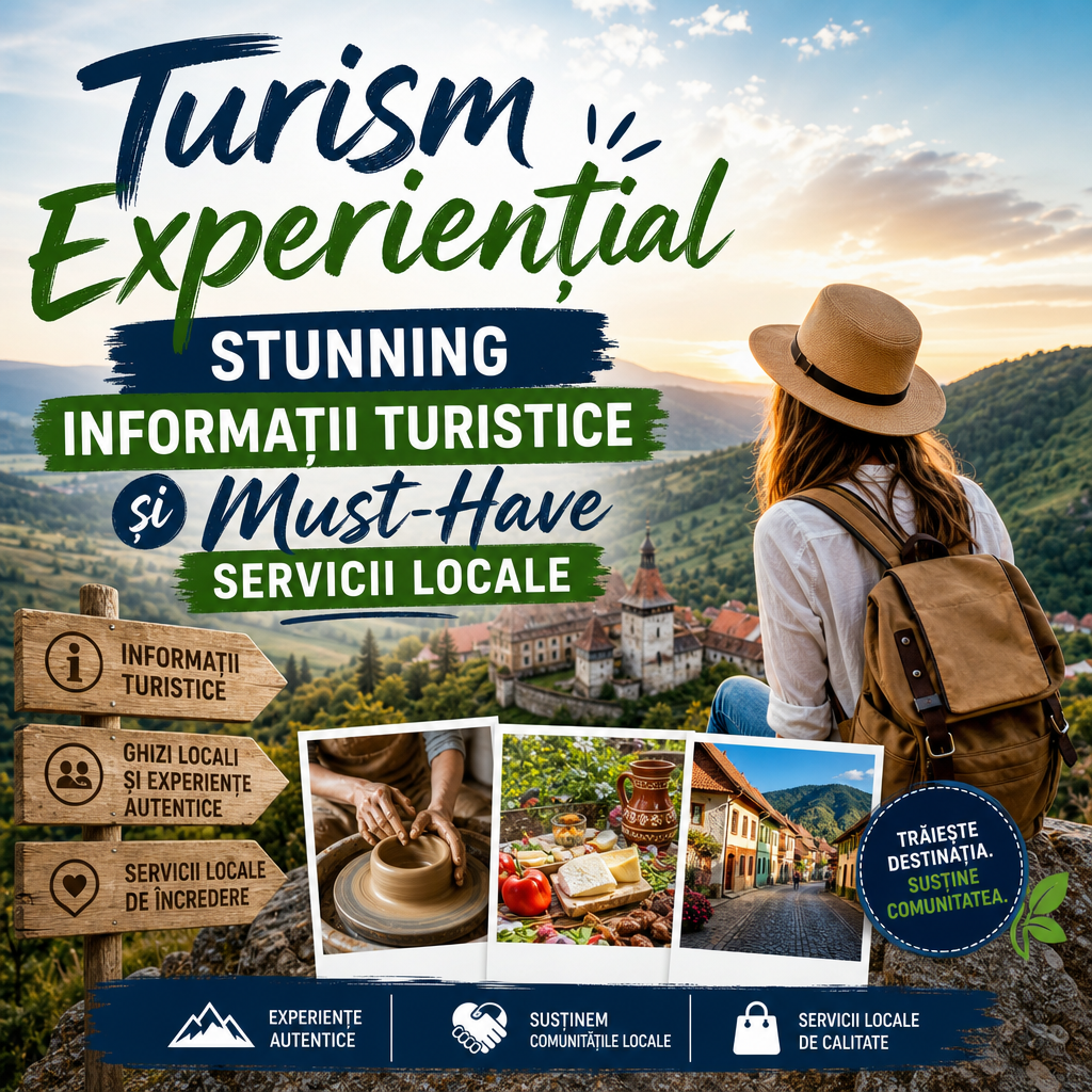 Illustration of Turism Experiențial: Stunning Informații Turistice and Must-Have Servicii Locale
